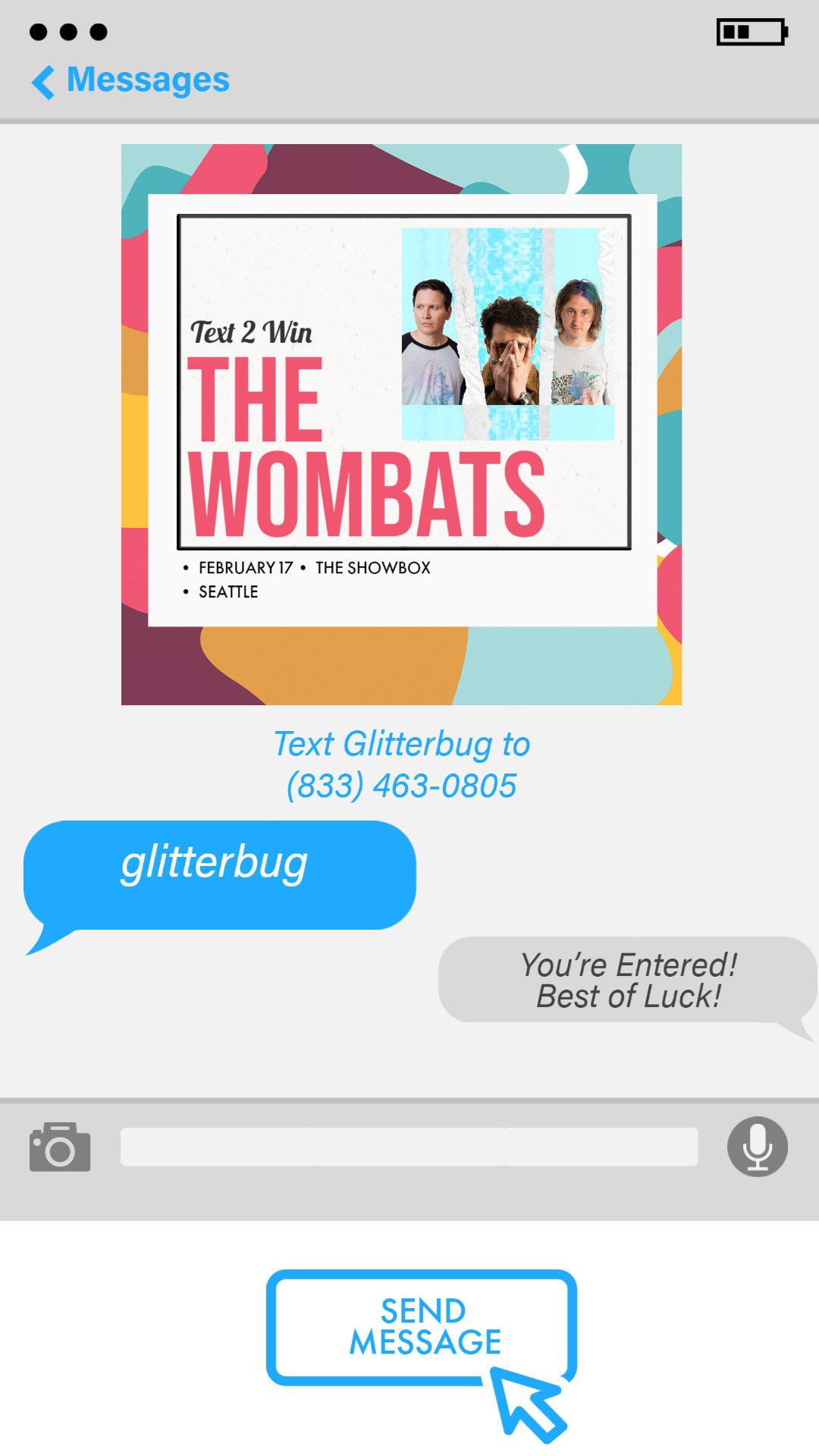 wombats seat text 2 w